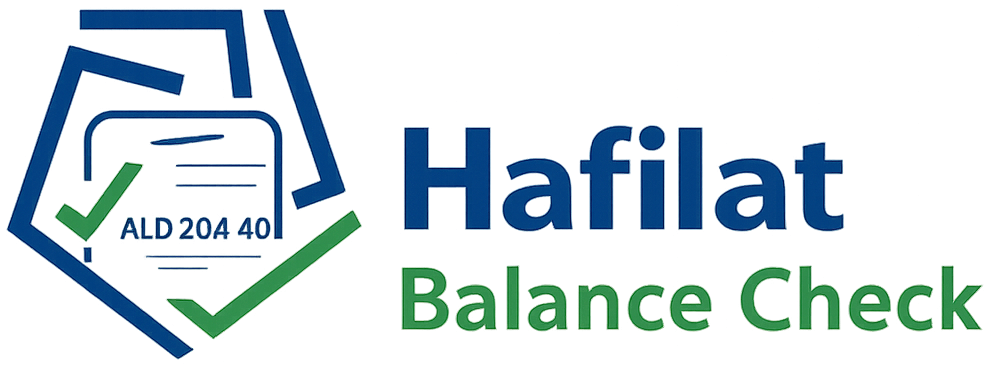 Hafilat Balance Check